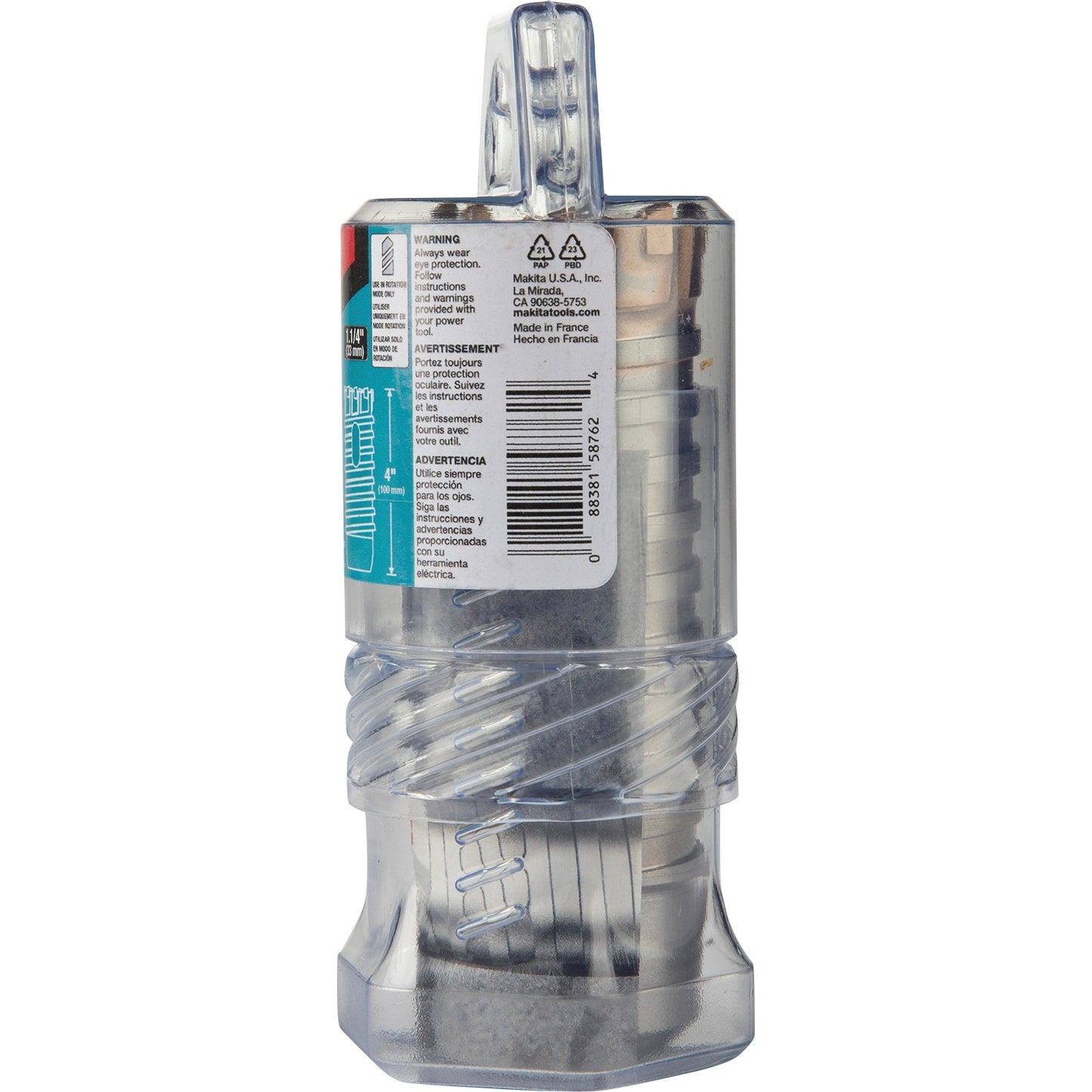 Makita E-12566 1‑1/4" x 4" Rebar Cutter Drill Bit (Head Only)