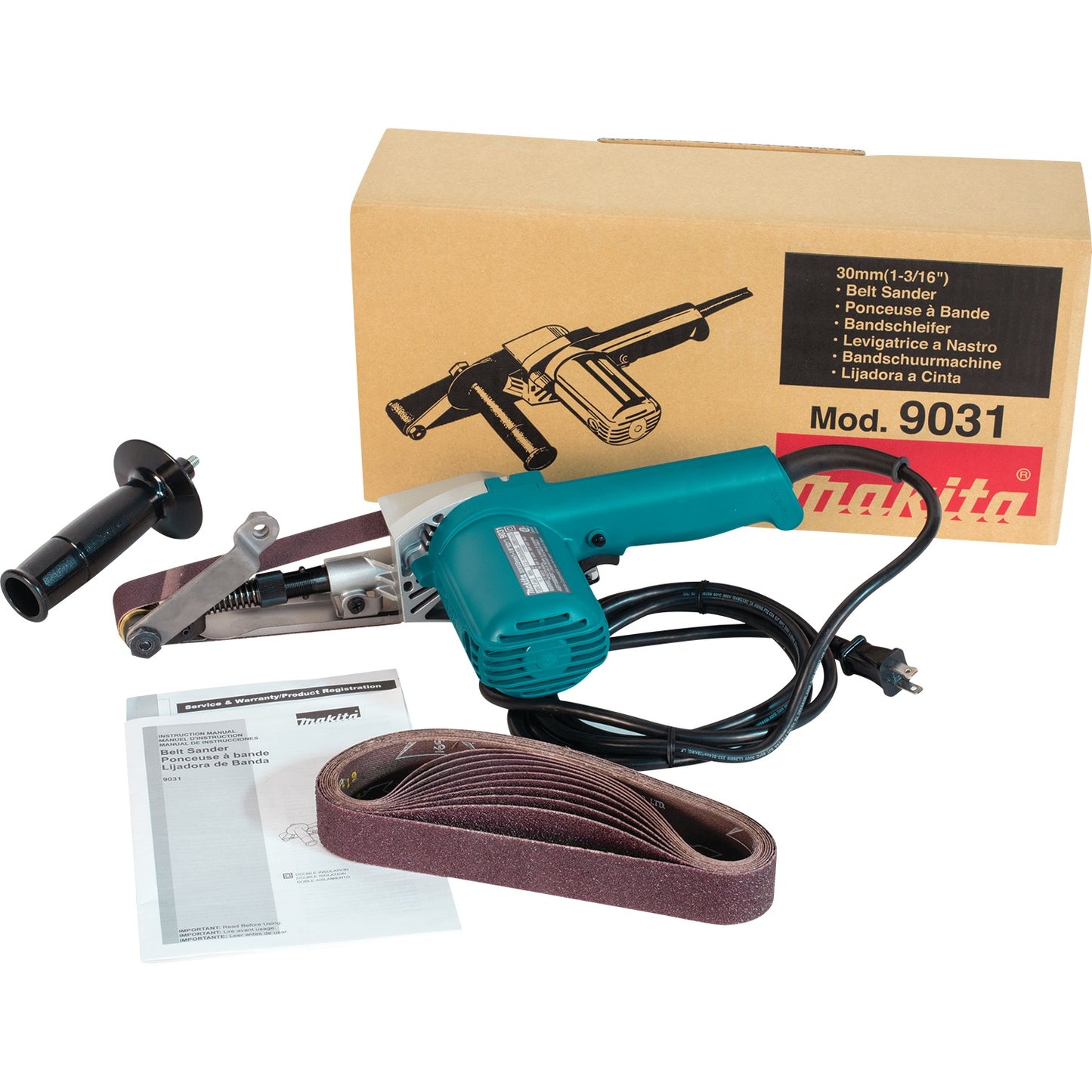 Makita 9031 1‑1/8" x 21" Belt Sander