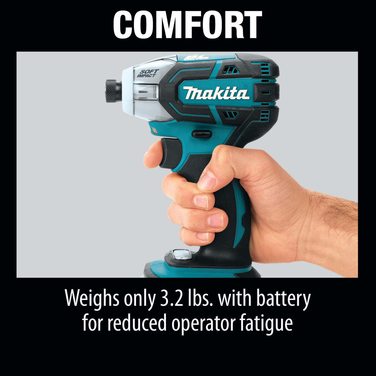 Makita XST01Z 18V LXT® Lithium‑Ion Brushless Cordless Oil‑Impulse 3‑Speed Impact Driver, Tool Only