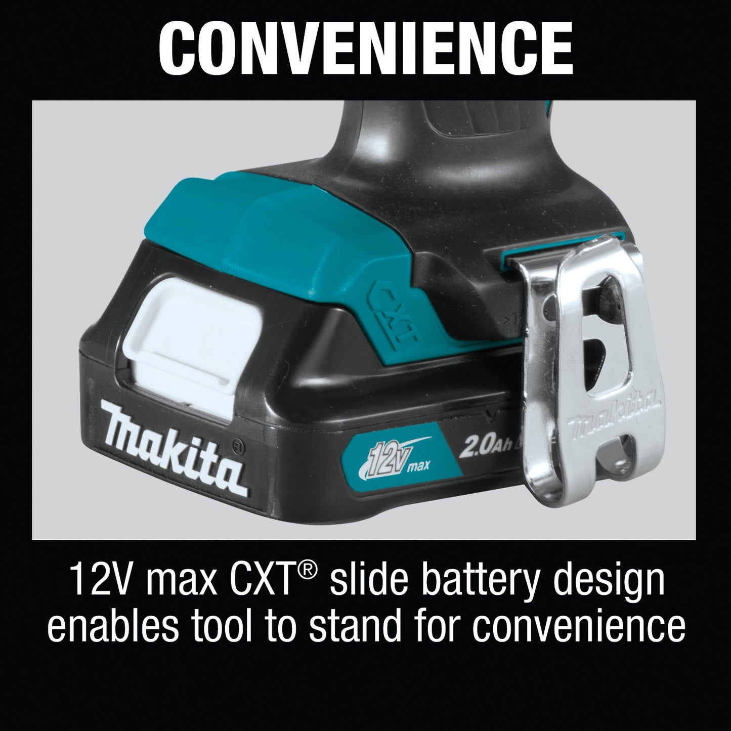 Makita CT232RX 12V max CXT® Lithium‑Ion Cordless 2‑Pc. Combo Kit (2.0Ah)