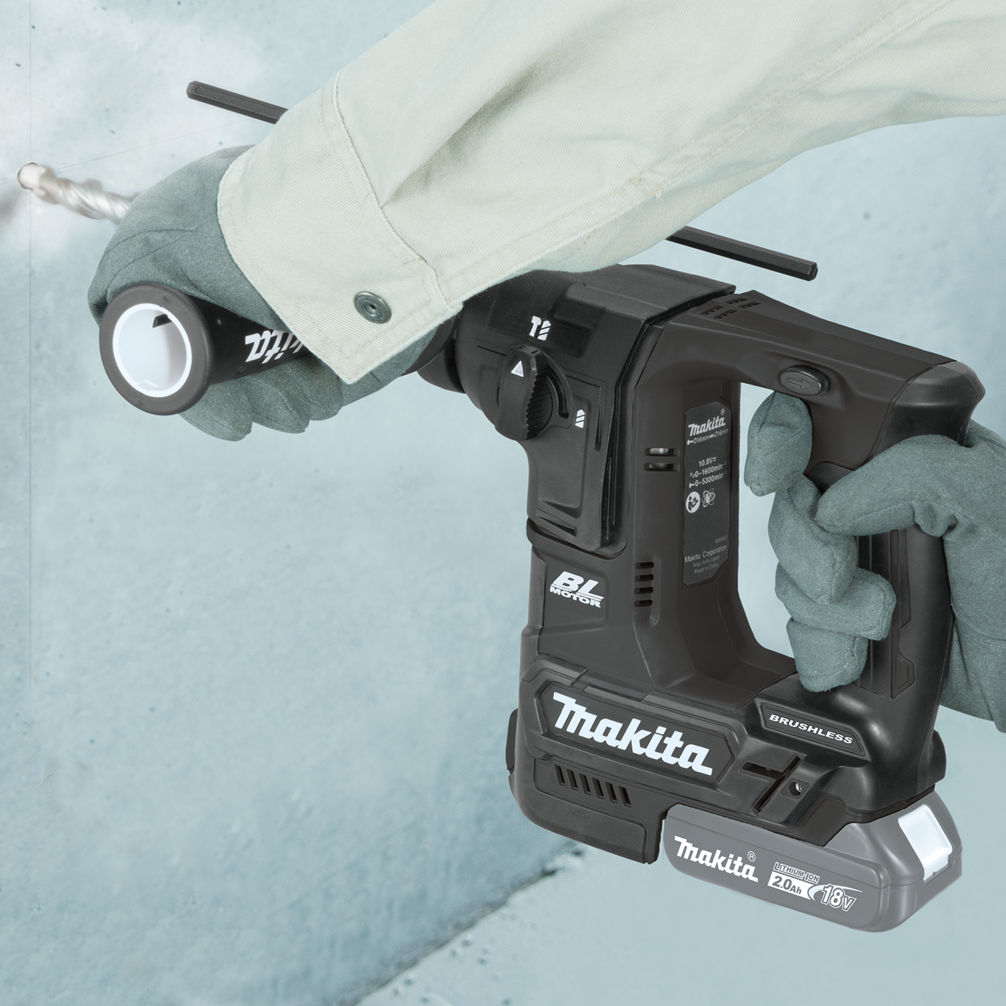 Makita XRH06ZB 18V LXT® Lithium‑Ion Sub‑Compact Brushless Cordless 11/16" SDS‑PLUS Rotary Hammer, Tool Only