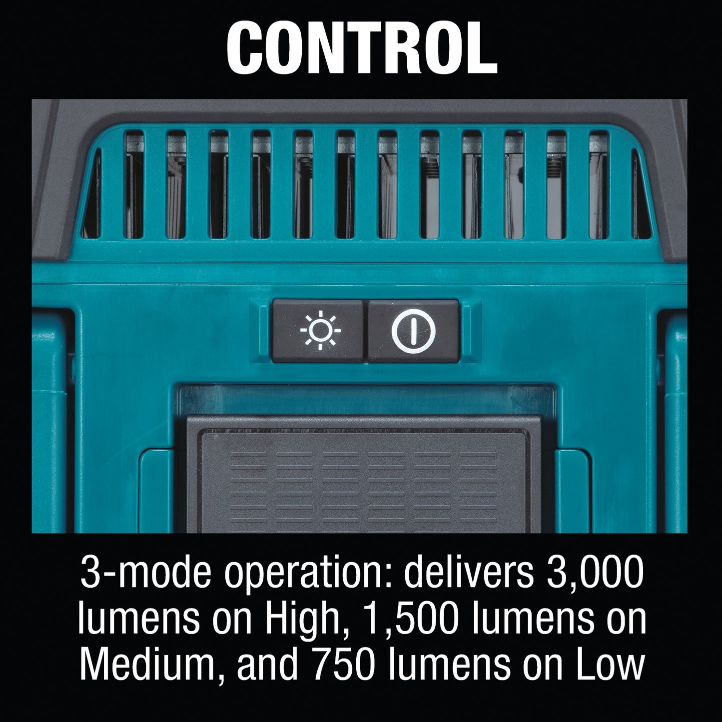 Makita DML811 18V LXT® Lithium‑Ion Cordless/Corded Work Light, Light Only