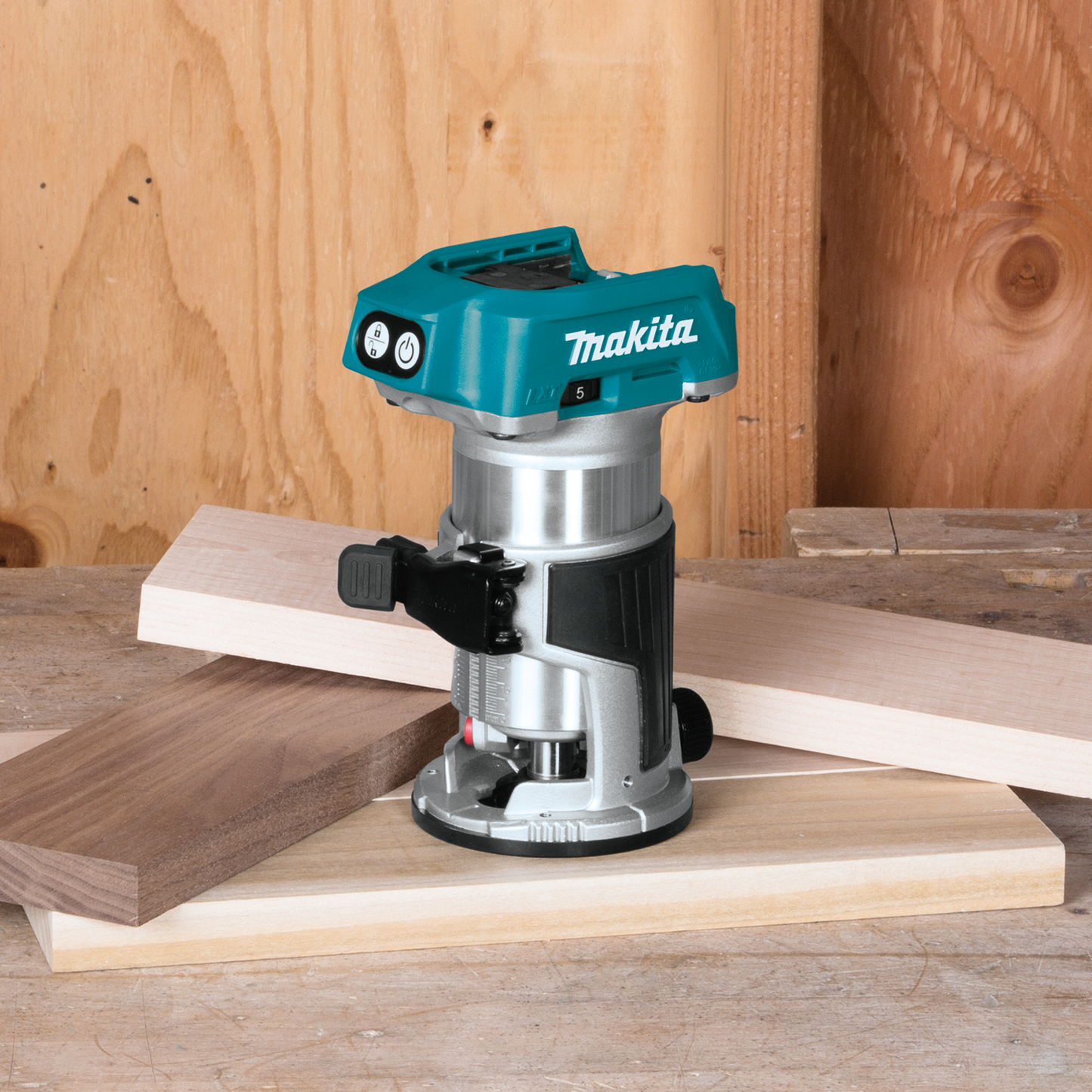 Makita XTR01Z 18V LXT® Lithium‑Ion Brushless Cordless Compact Router, Tool Only