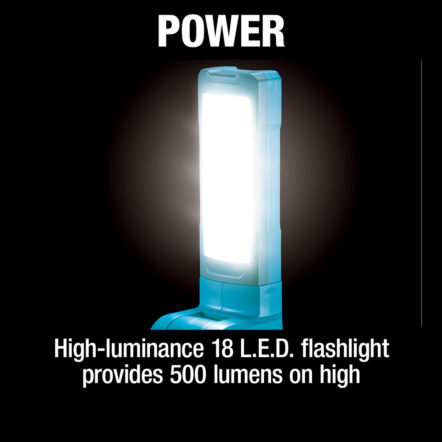 Makita DML816 18V LXT® Lithium‑Ion Cordless 18 L.E.D. Flashlight, Flashlight Only