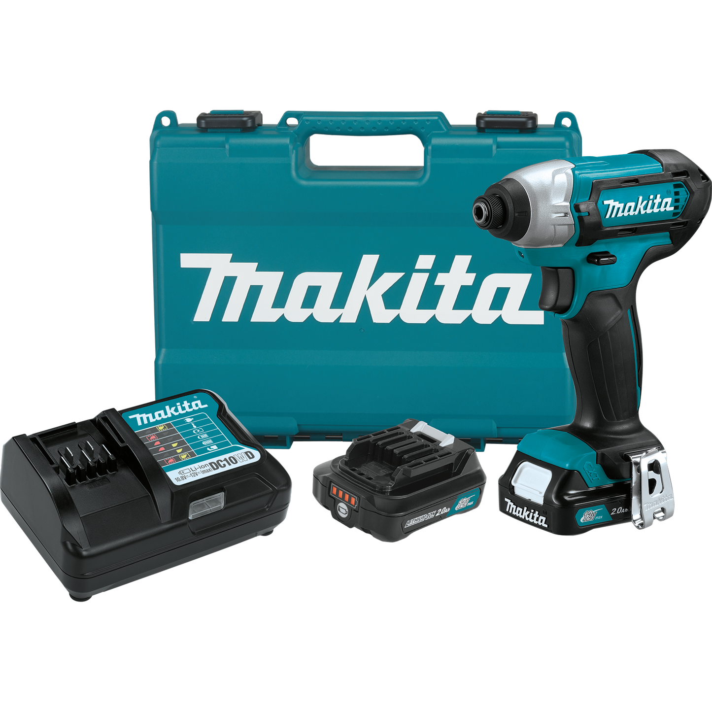 Makita DT03R1 12V max CXT® Lithium‑Ion Cordless Impact Driver Kit (2.0Ah)