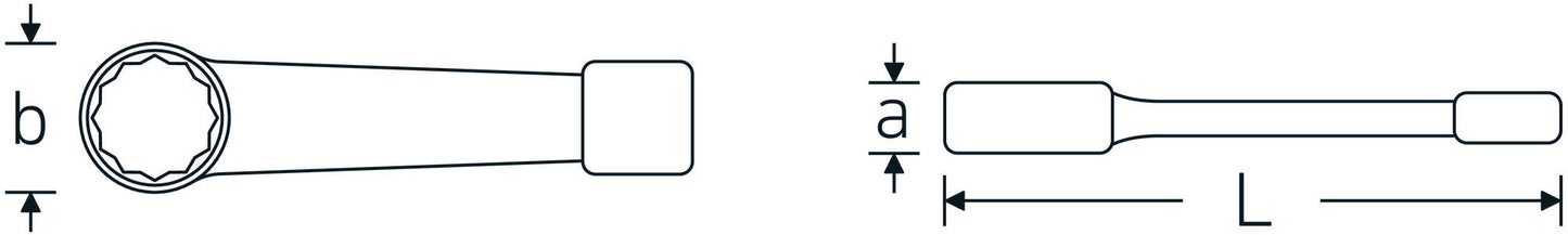 Stahlwille 42050024 4205 24 SCHLAG-RINGSCHLUESSEL Impact Ring Wrench