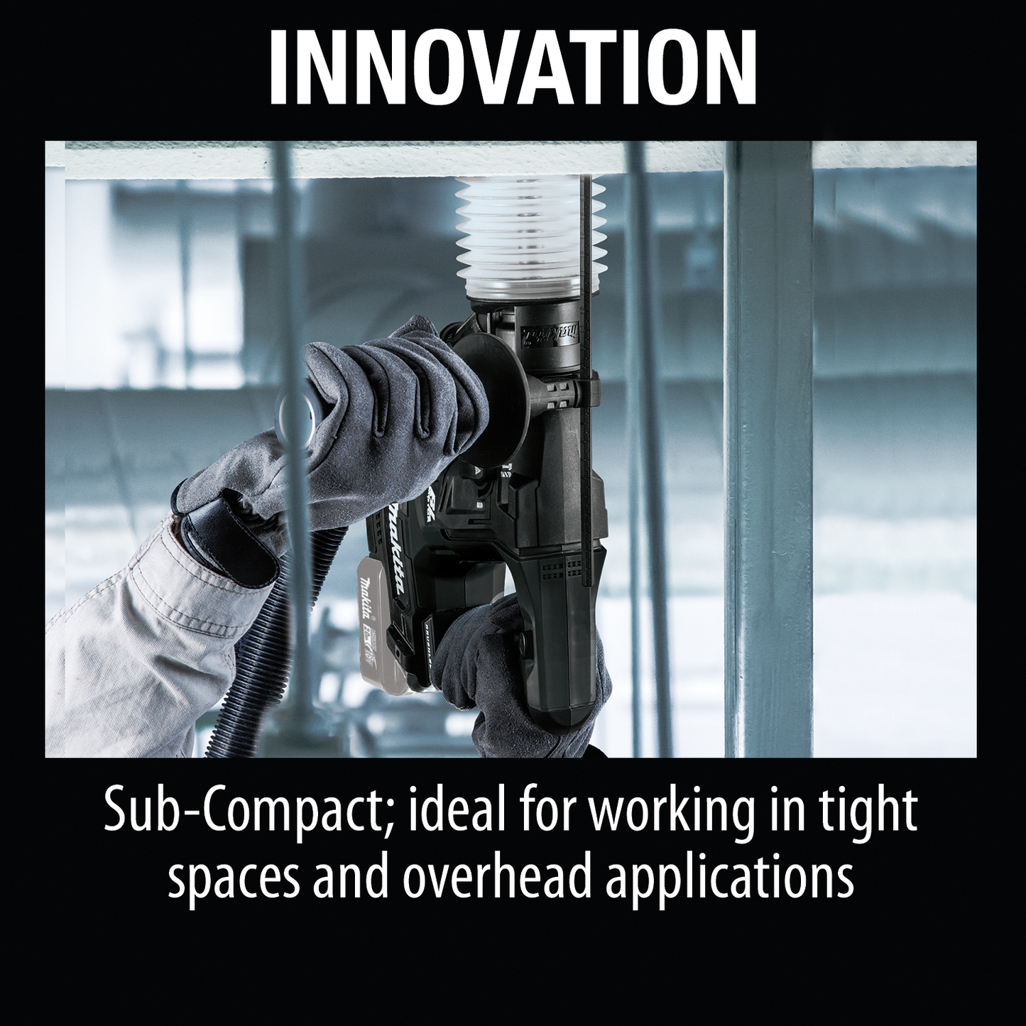 Makita XRH06ZB 18V LXT® Lithium‑Ion Sub‑Compact Brushless Cordless 11/16" SDS‑PLUS Rotary Hammer, Tool Only