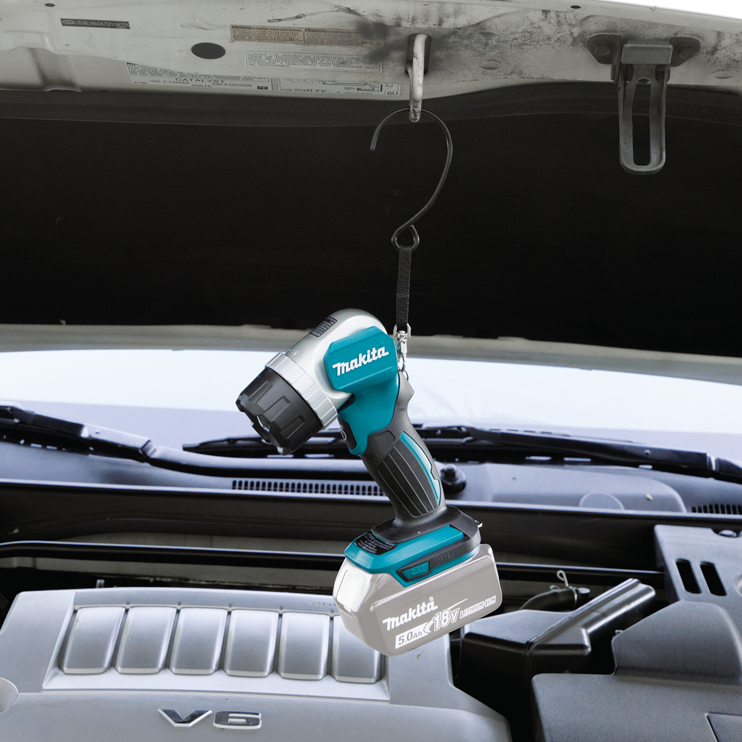Makita DML808 18V LXT® Lithium‑Ion Cordless Adjustable Beam L.E.D. Flashlight, Flashlight Only