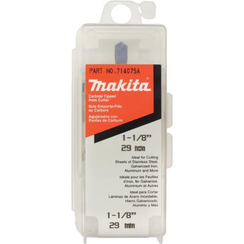 Makita 714075-A 1‑1/8" Carbide‑Tipped Hole Saw