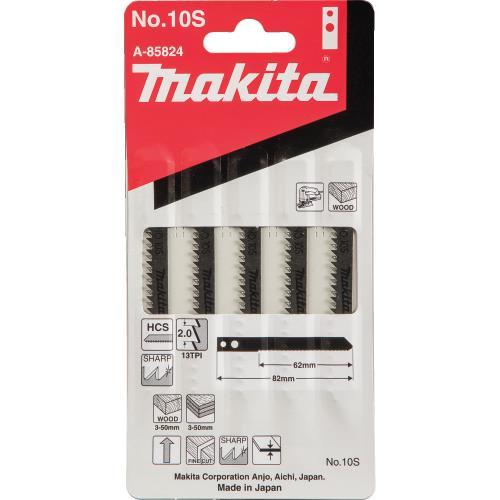Makita A-85824 Jig Saw Blade, Makita Shank, 3‑1/8" x 12T, 5/pk
