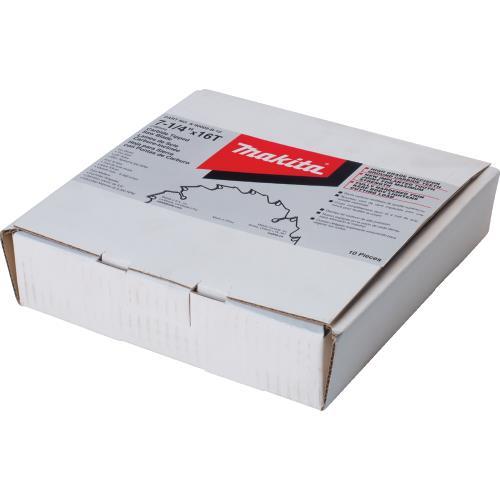Makita A-90009-B-10 7‑1/4" 16T Carbide‑Tipped Circular Saw Blade, 10/pk