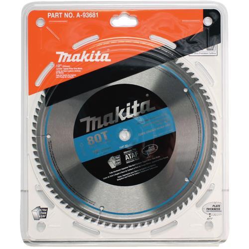 Makita A-93681 10" 80T Micro‑Polished Miter Saw Blade