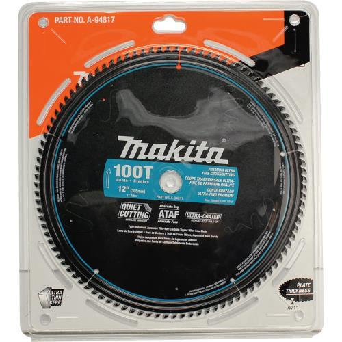 Makita A-94817 12" 100T Ultra‑Coated Miter Saw Blade
