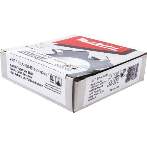 Makita A-96148 4‑5/8" (3 mm) Aluminum Grooving Carbide‑Tipped Saw Blade, 135º