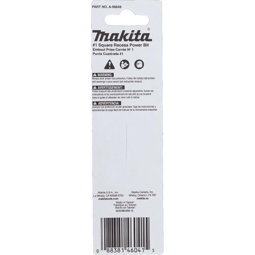 Makita A-96849 ImpactX #1 Square Recess 3‘1/2³ Power Bit