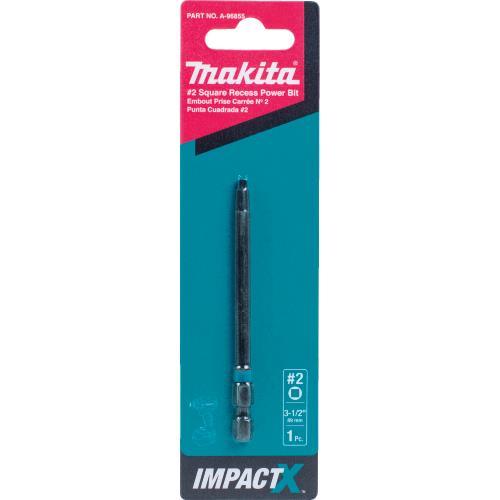 Makita A-96855 ImpactX #2 Square Recess 3‘1/2³ Power Bit