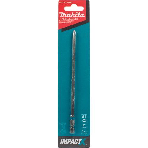 Makita A-96877 ImpactX™ #1 Phillips 6″ Power Bit