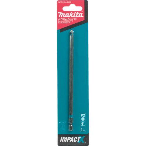 Makita A-96883 ImpactX™ #2 Phillips 6″ Power Bit