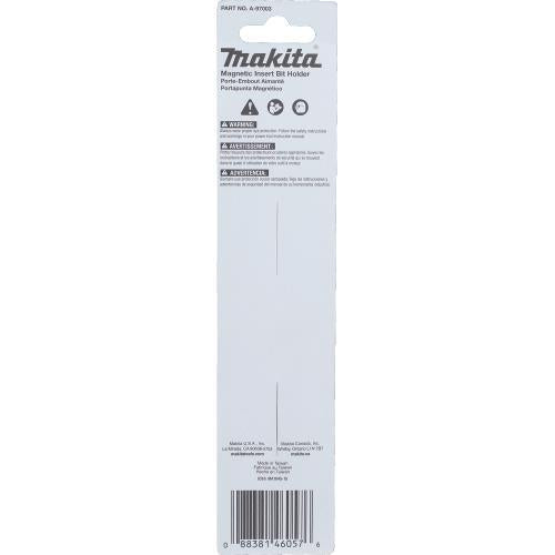 Makita A-97003 ImpactX™ 6″ One Piece Magnetic Insert Bit Holder