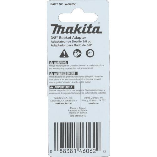 Makita A-97053 ImpactX™ 3/8″ x 2″ Socket Adapter
