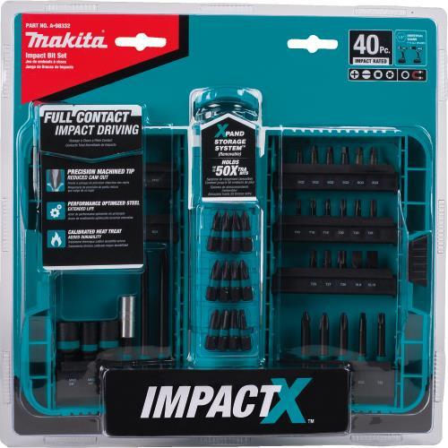 Makita A-98332 ImpactX™ 40 Pc. Driver Bit Set