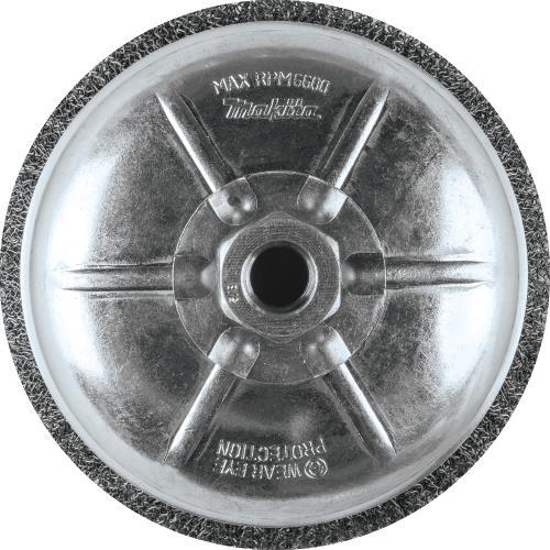 Makita A-98413 6" Crimped Wire Cup Brush, 5/8"‑11