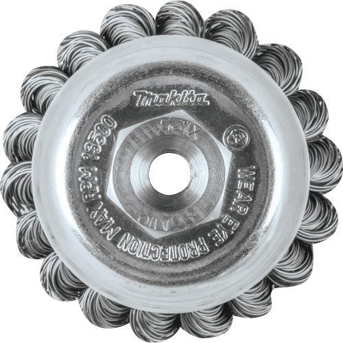 Makita A-98441 2‑3/4" Knot Wire Cup Brush, M10 x 1.25
