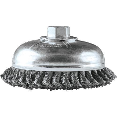 Makita A-98479 6" Knot Wire Cup Brush, 5/8"‑11