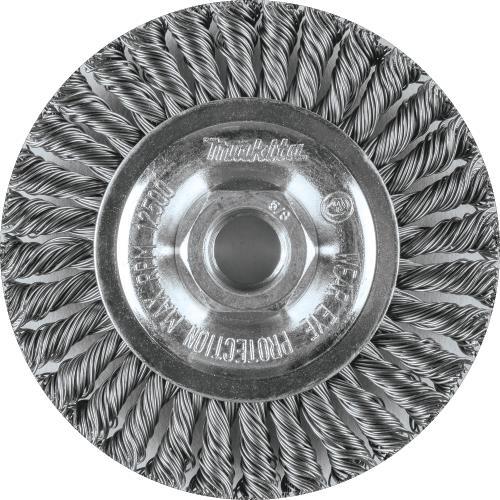 Makita A-98485 4" Stringer Bead Twist Wire Wheel, 5/8"‑11