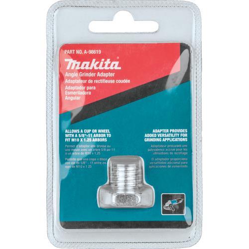 Makita A-98619 Angle Grinder Adapter, 5/8"‘11 to M10 x 1.25