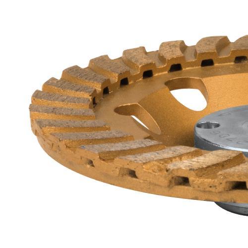 Makita A-98871 5" Low‑Vibration Diamond Cup Wheel, Turbo