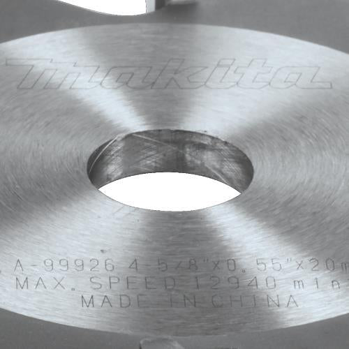 Makita A-99926 4‑5/8" (2 mm) Aluminum Grooving Carbide‑Tipped Saw Blade, 90º