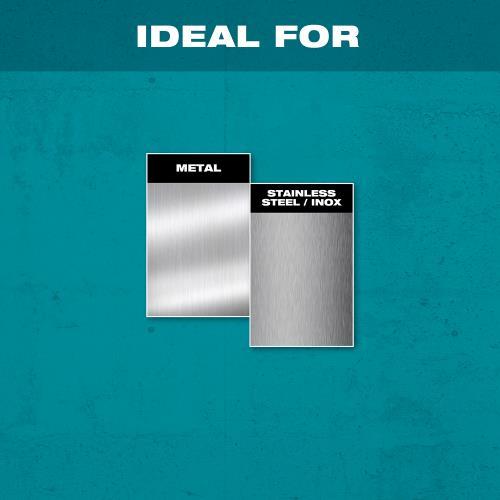 Makita D-72621 X‑LOCK 3‑1/8" Carbon Steel Knot Wire Cup Brush