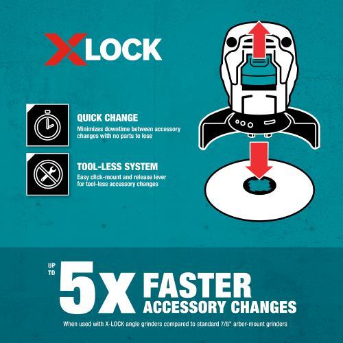 Makita D-72621 X‑LOCK 3‑1/8" Carbon Steel Knot Wire Cup Brush
