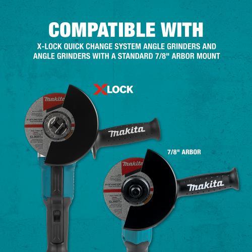 Makita E-00446 X‑LOCK 4‑1/2" x .045" x 7/8" Type 1 General Purpose 60 Grit Thin Cut‑Off Wheel for Metal and Stainless Steel Cutting