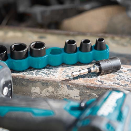 Makita E-01672 Impact XPS® 10 Pc. 3/8" Drive 6‑Point SAE Impact Socket Set w/ Standard Socket Adapter