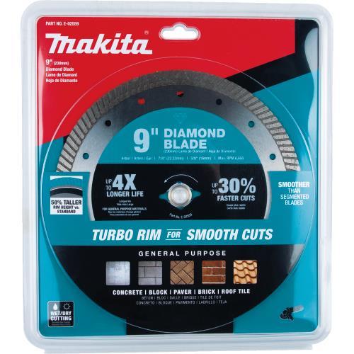 Makita E-02559 9" Diamond Blade, Turbo, General Purpose