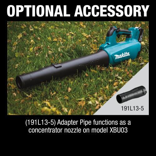 Makita XBU03Z 18V LXT® Lithium‑Ion Brushless Cordless Blower, Tool Only