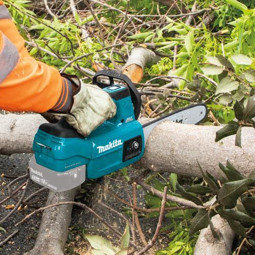 Makita XCU06Z 18V LXT® Lithium‑Ion Brushless Cordless 10" Top Handle Chain Saw, Tool Only