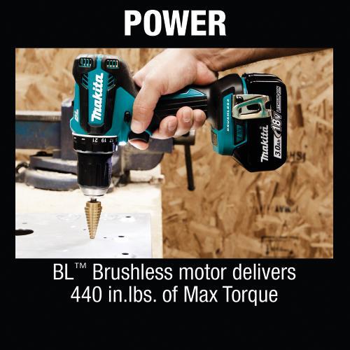 Makita XFD131 18V LXT® Lithium‑Ion Brushless Cordless 1/2" Driver‑Drill Kit (3.0Ah)