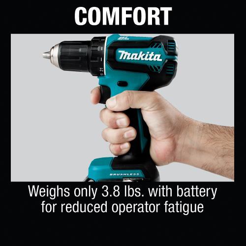 Makita XFD13SM1 18V Lxt® Lithium Ion Brushless Cordless 1/2" Driver Drill Kit