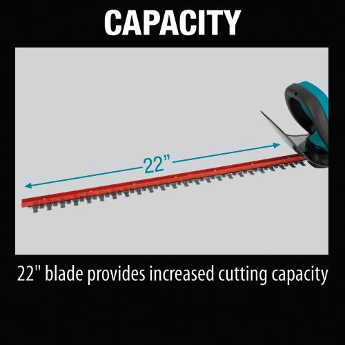 Makita XHU02Z 18V Lxt® Lithium Ion Cordless 22" Hedge Trimmer, Tool Only
