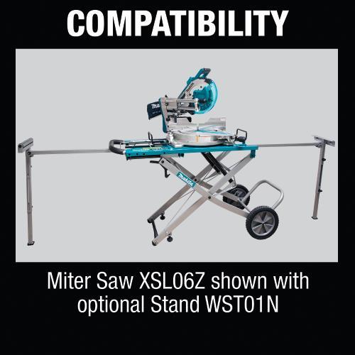 Makita XSL06PM 36V (18V X2) LXT® Brushless 10" Dual‑Bevel Sliding Compound Miter Saw with Laser Kit (4.0Ah)