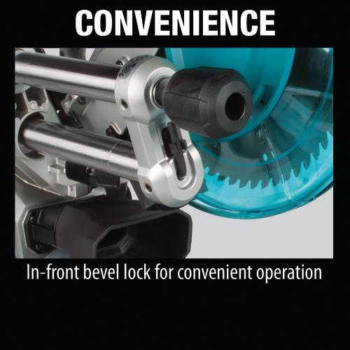 Makita XSL06PM 36V (18V X2) LXT® Brushless 10" Dual‑Bevel Sliding Compound Miter Saw with Laser Kit (4.0Ah)