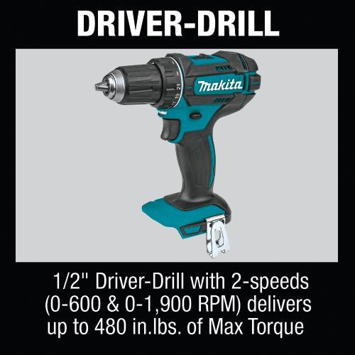 Makita XT614SX1 18V LXT® Lithium‑Ion Cordless 6‑Pc. Combo Kit (3.0Ah)