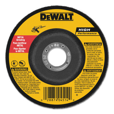 Dewalt DW4949 9"X1/4"X7/8" Metal General Grinding Wheel (10 Ea)