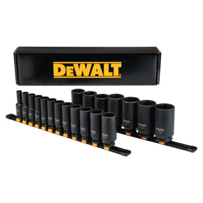 Dewalt DWMT19239 Dwmt 19Pc Sae 1/2Dr Im Dp Skt Set