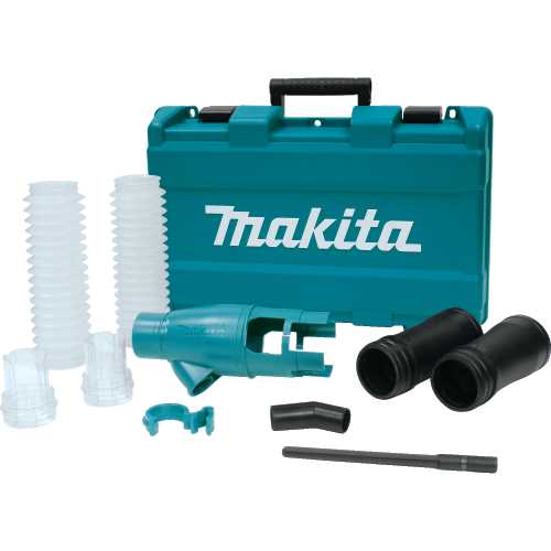 Makita 196537-4 Dust Extraction Attachment Kit, SDS‑MAX, Drilling and Demolition