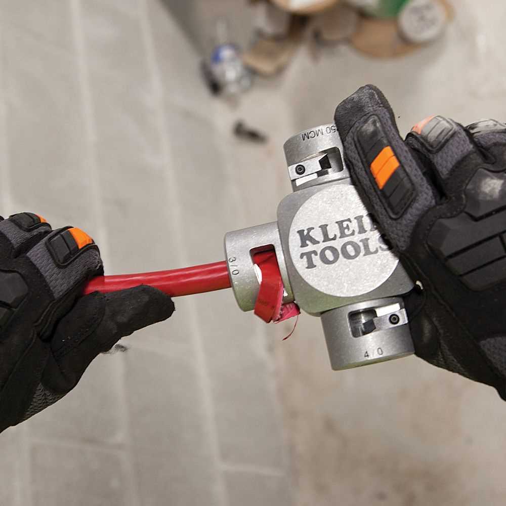 Klein Tools 21051 Large Cable Stripper (2/0-250 Mcm)
