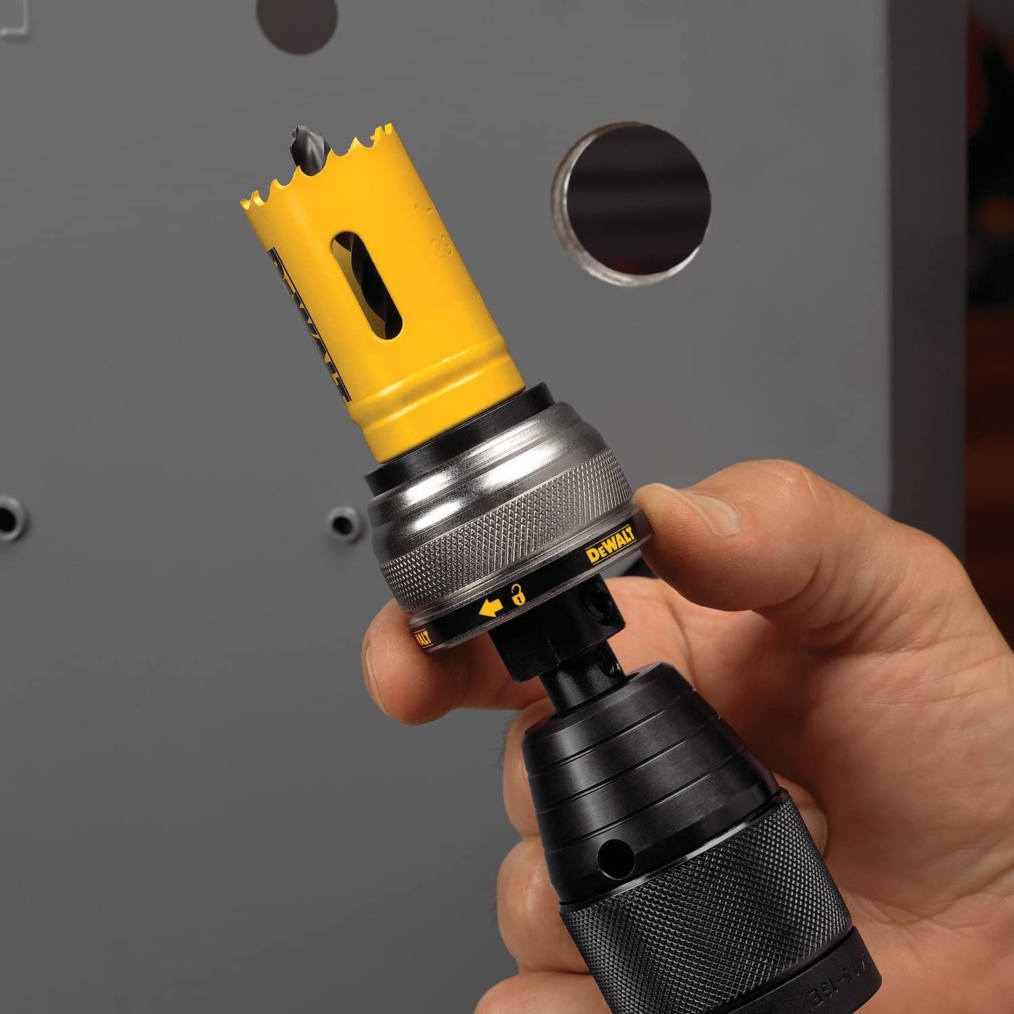 Dewalt DW1810 3/8" Quick Change Mandrel (9/16" To 1-3/16" ) (1 Ea)